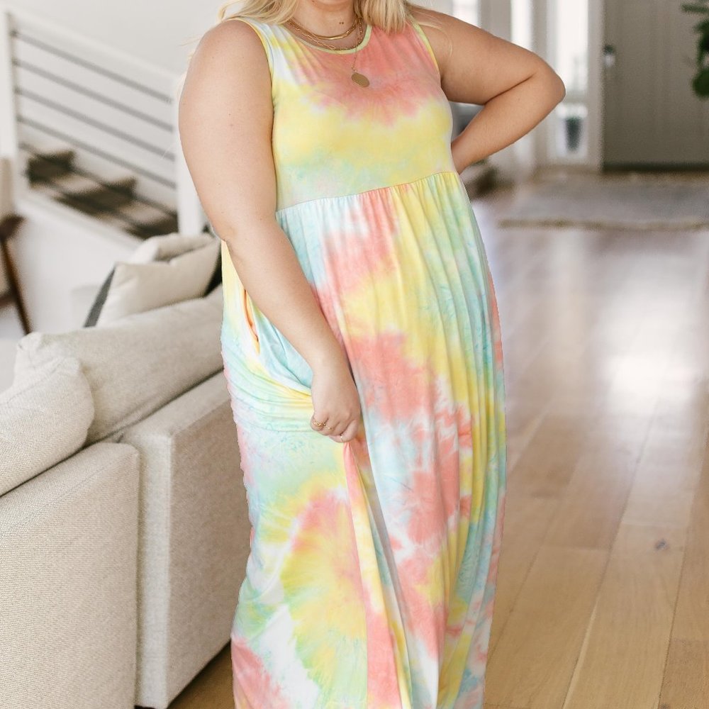 Tie Dye Maxi Dress
